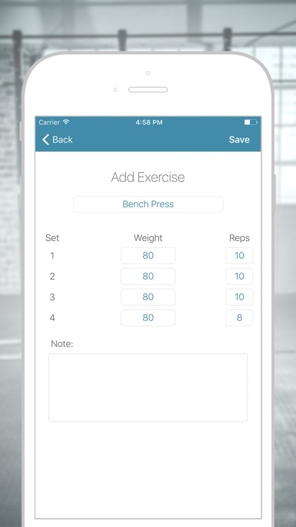 GymLog - Simple Workout Fitness Tracker screenshot-3