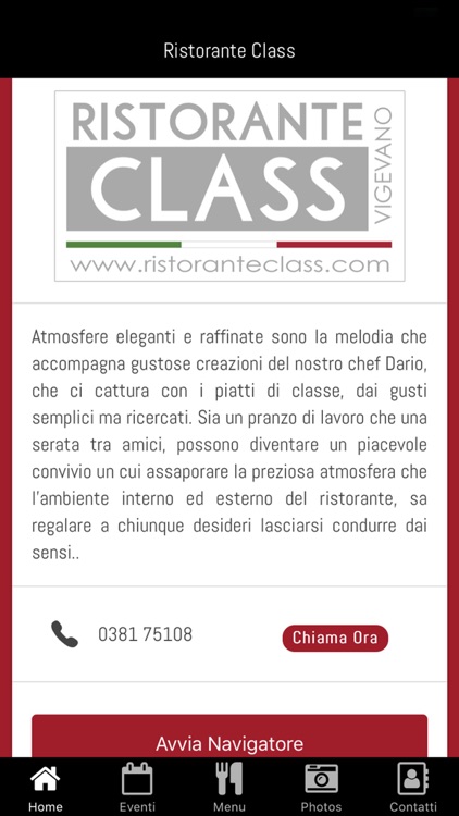 Ristorante Class