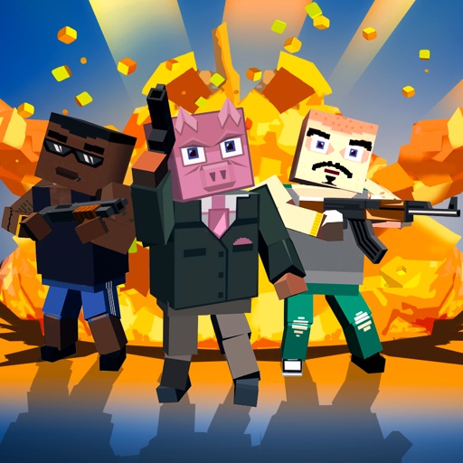 Blocky Shooter: Mafia War Full icon