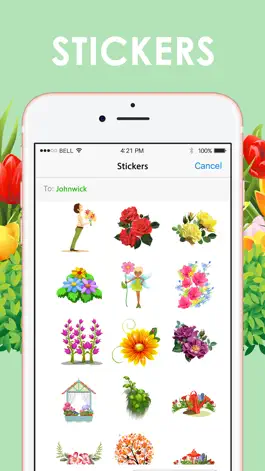 Game screenshot Flowers Blossom Stickers Themes by ChatStick mod apk