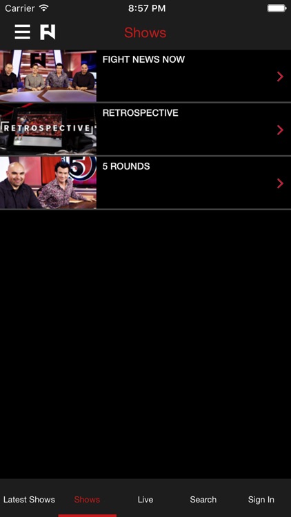 Fight Network for iPhone screenshot-4