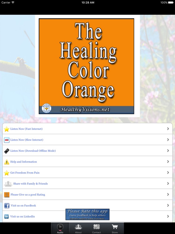 Healing Color Of Orange for iPad