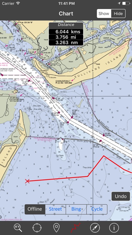 North Carolina & South Carolina – Raster Nautical