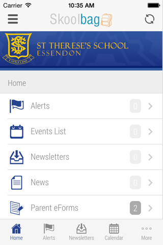 St Therese's Essendon - Skoolbag screenshot 2