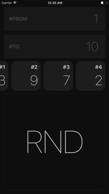 rnd pro - Random Number Generator PRO