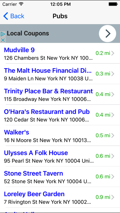 How to cancel & delete Bar & Happy Hour Finder: Find Your Nearest Bars from iphone & ipad 3