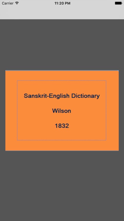 Sanskrit-English (Wilson)