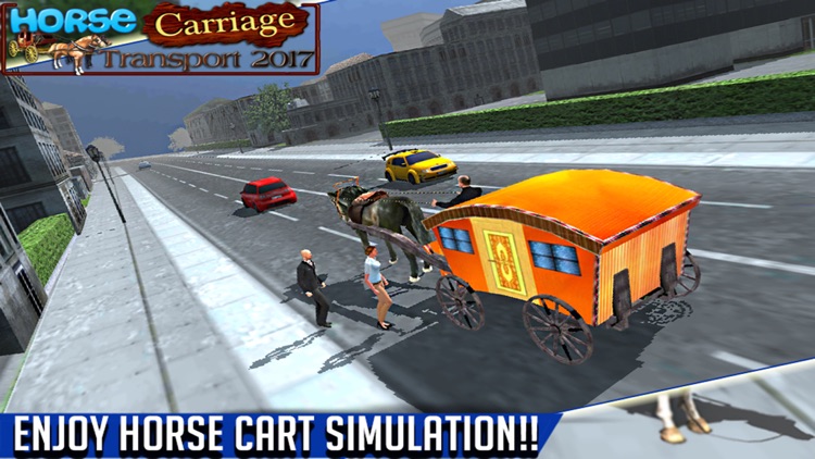 Horse Carriage Transport 3d