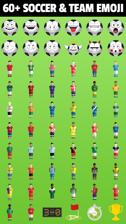 SOCCER Emoji - #1 Football Stars Stickers App