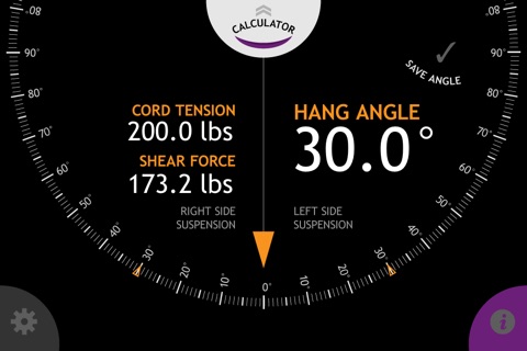 Hammock Hang Calculator screenshot 2