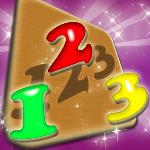 Wood Puzzle Match Numbers icon