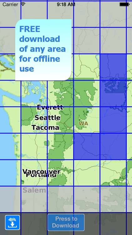 Aqua Map Washington WA Lakes HD - Nautical Charts screenshot-4
