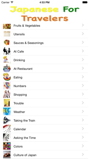 Pocket Japanese Phrases For Travelers Pro(圖2)-速報App
