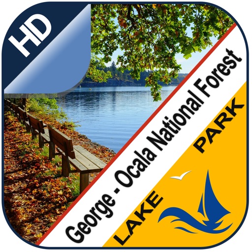 George - Ocala offline chart for lake & park trail