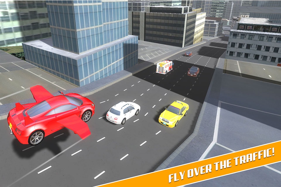 Sports Flying Car Flight 2023 screenshot 4