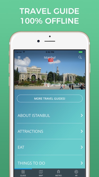 Istanbul Travel Guide with Offline Street Map