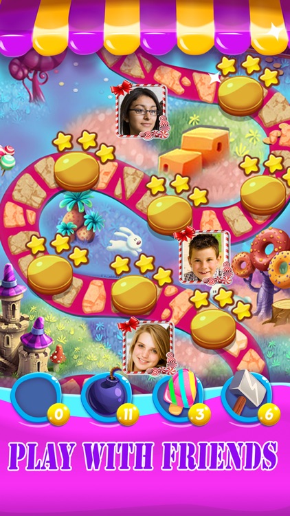 Candy gems with match 3 puzzle game