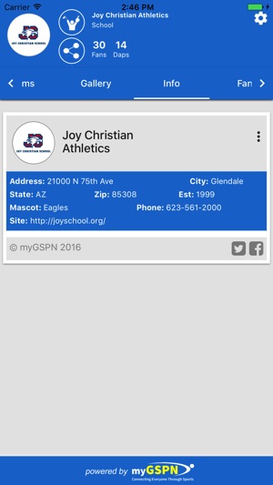 Joy Christian Athletics(圖4)-速報App