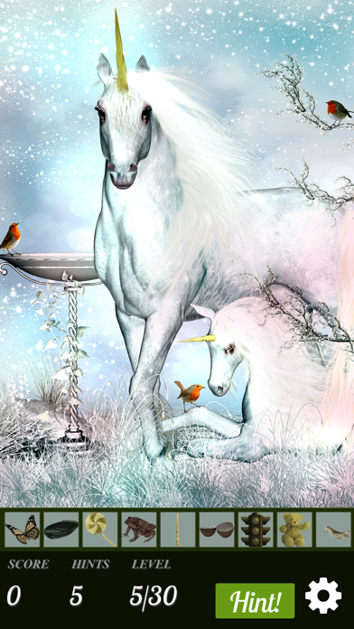 Hidden Object - Unicorns Illustrated screenshot 2