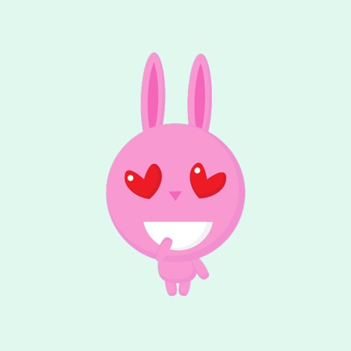 Rabbit Colorful Sticker icon