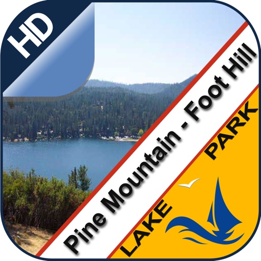 Pine Mountain lake & Foot Hill park offline charts iOS App