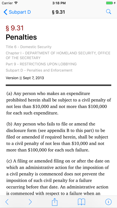 How to cancel & delete 6 CFR - Homeland Security (2017 LawStack Series) from iphone & ipad 2