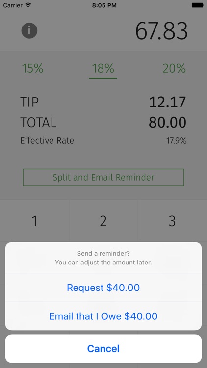 Round & Split: A Tip Calculator