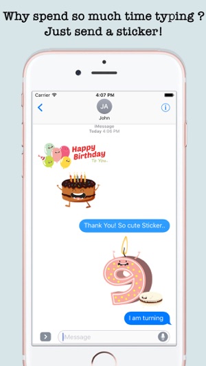 Birthday Wishes Cakes & Candles Emojis(圖5)-速報App