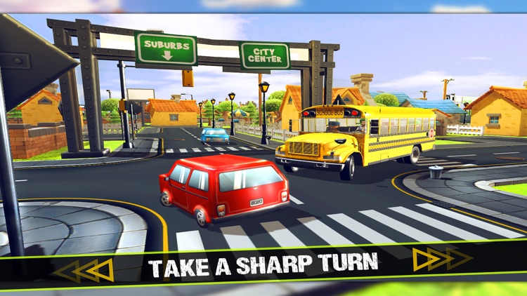 Kids School Bus - Driver Simulator 3D Game screenshot-3