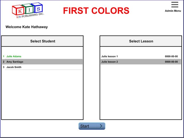 KIS First Colors