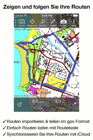 Topo GPS Finland screenshot 2