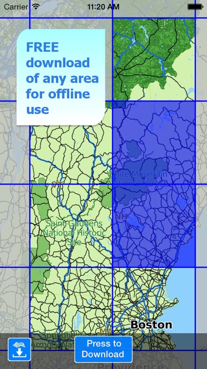 Aqua Map New Hampshire NH Lakes - Nautical Charts screenshot-4