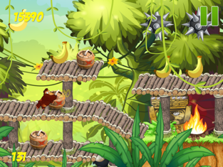 Banana Monkey Jungle Run Game 2- Gorilla Kong Lite, game for IOS