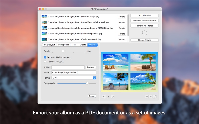 PDF Photo Album - Convert Images to PDF