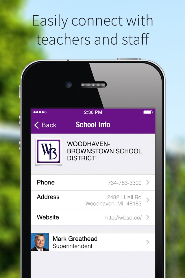 Woodhaven-Brownstown Schools screenshot 2