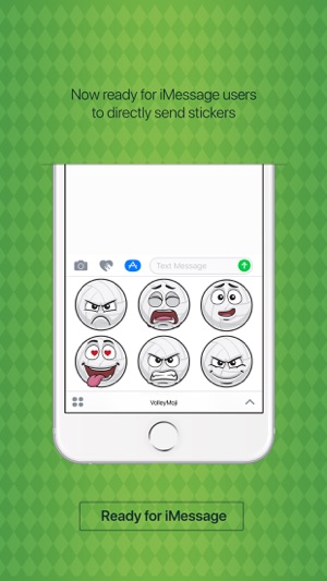 VolleyMoji - volleyball emoji sticker for iMessage(圖3)-速報App