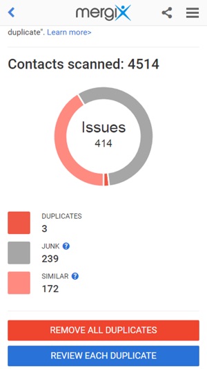 Mergix Duplicate Contacts Cleaner(圖3)-速報App