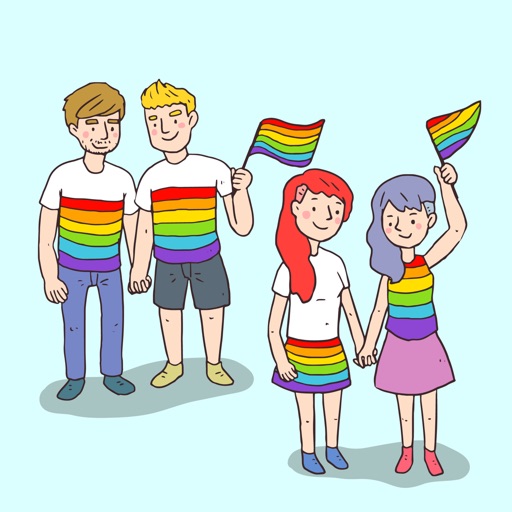 LGBT - Stickers for iMessage icon