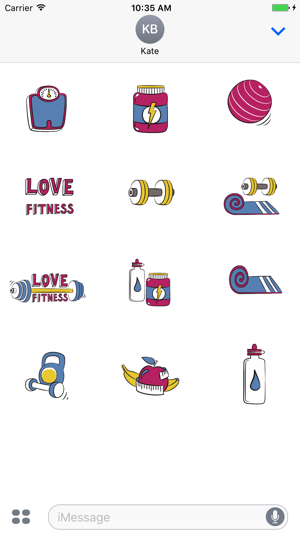 Animated Fitness Stickers(圖2)-速報App