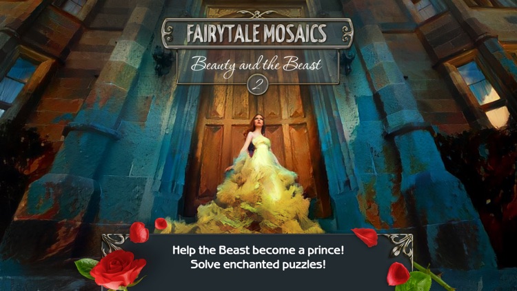 Fairytale Mosaics. Beauty and the Beast's mosaic 2