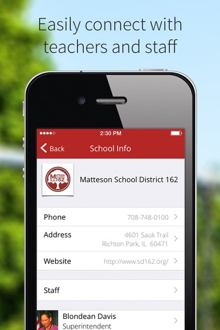 Matteson School District 162 screenshot 2
