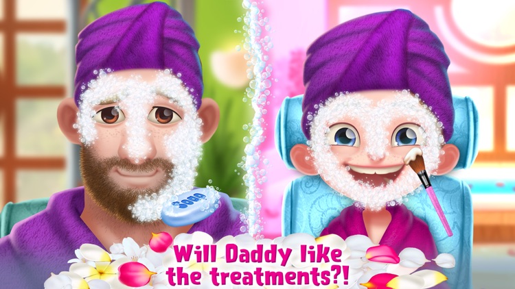 Crazy Spa Day with Daddy
