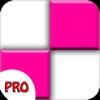 Pink Piano Tap - white music Tile