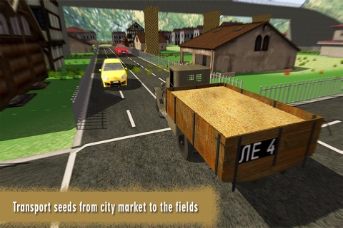 Farming Tractor Driving Sim 3D screenshot 4
