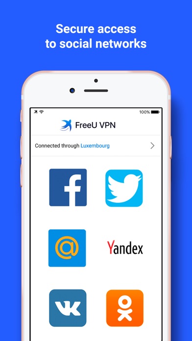 FreeU Social VPN screenshot 2