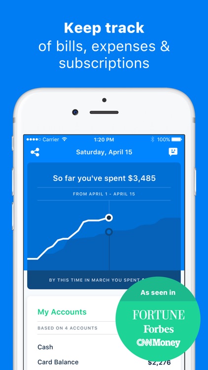 Truebill: Expense & Bill Tracker + Subscriptions screenshot-0