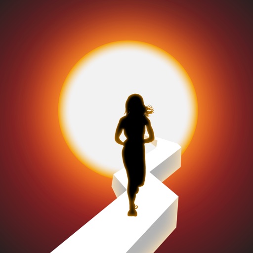 Sky Dancer on Dancing Line : Endless Running Game Icon