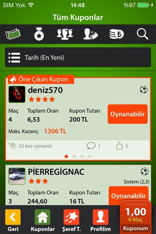 Bilyoner - İddaa Şans Oyunları screenshot 4