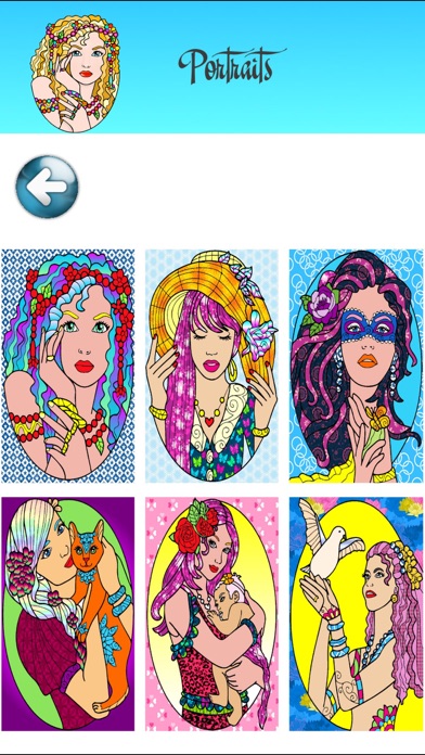 How to cancel & delete Fashion Coloring Books for Adults with Girls Games from iphone & ipad 4