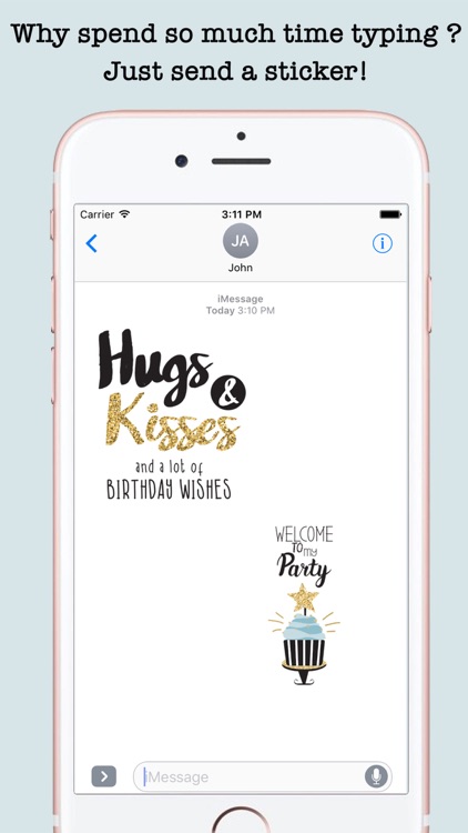 Happy Birthday Card Wishes For iMessage